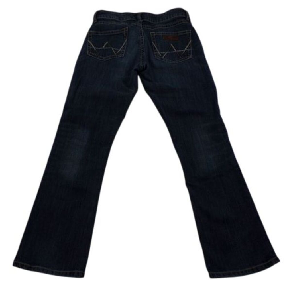 Wrangler Premium Patch Bootcut Low-rise Jeans Classic Medium Wash Size 3/4